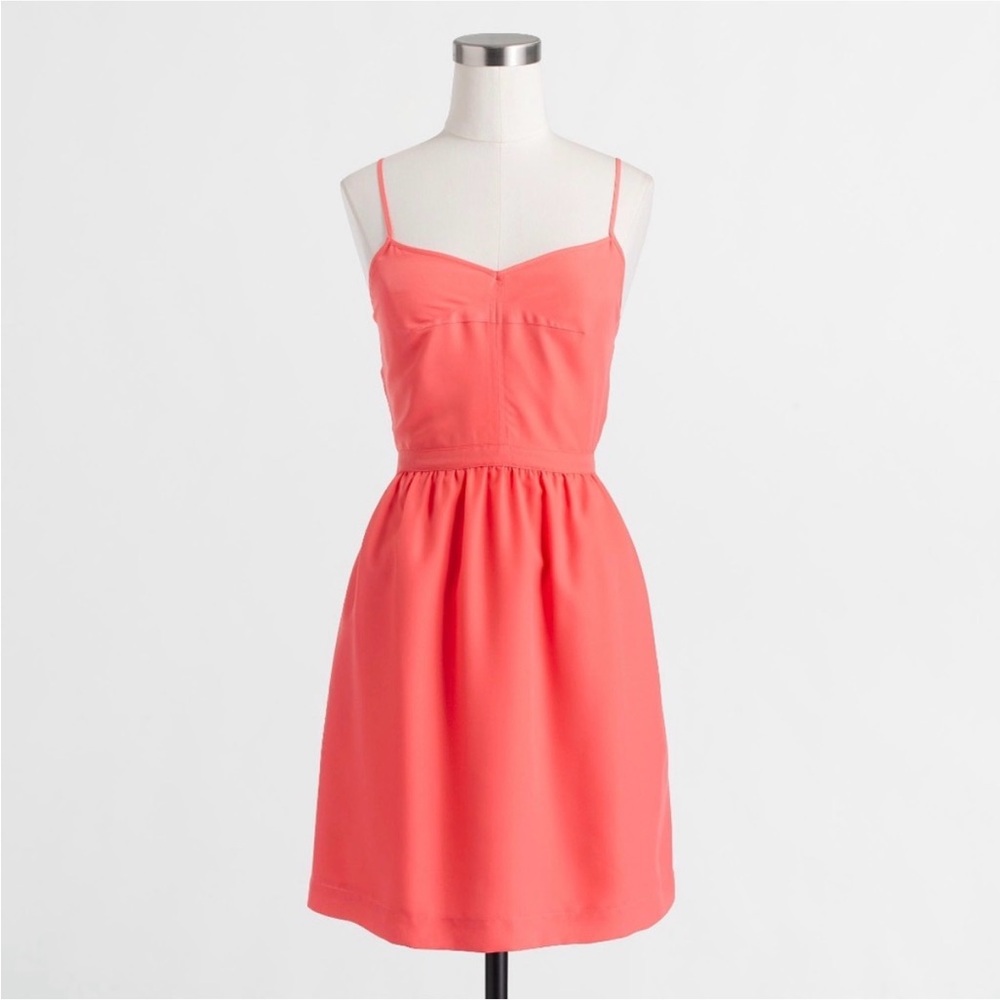 J Crew Cami Dress in Wildflower Pink